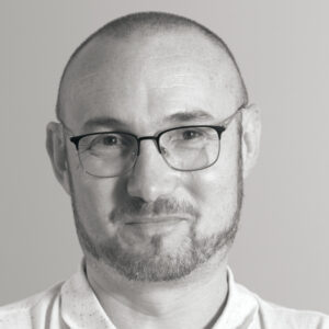 Portrait Cyril Genin Radioshop Noir Blanc