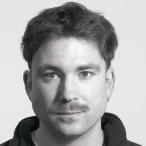 Portrait Nathan Offerlin Radioshop Noir Blanc