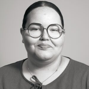 Portrait Anabel Garces Radioshop Noir Blanc
